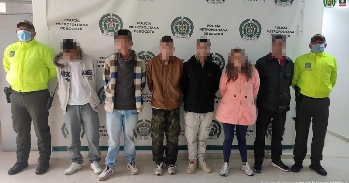 Capturadas 21 personas de tres bandas de hurto, tráfico y sicariato