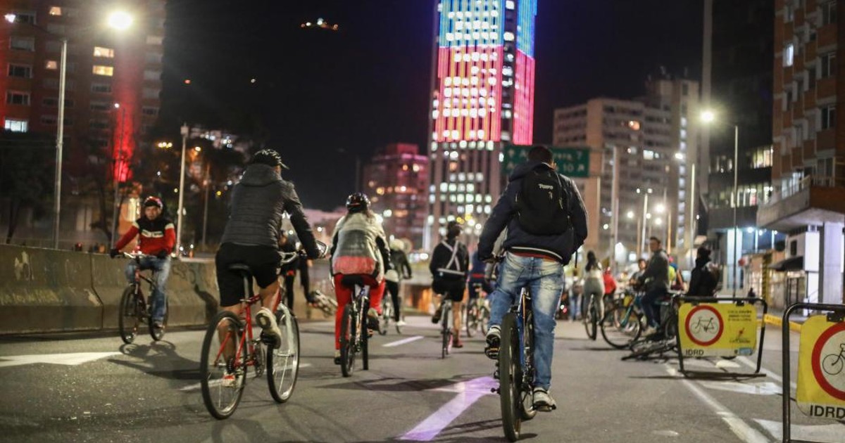 Rutas y otros eventos de la Ciclovía Nocturna para este 11 de agosto 