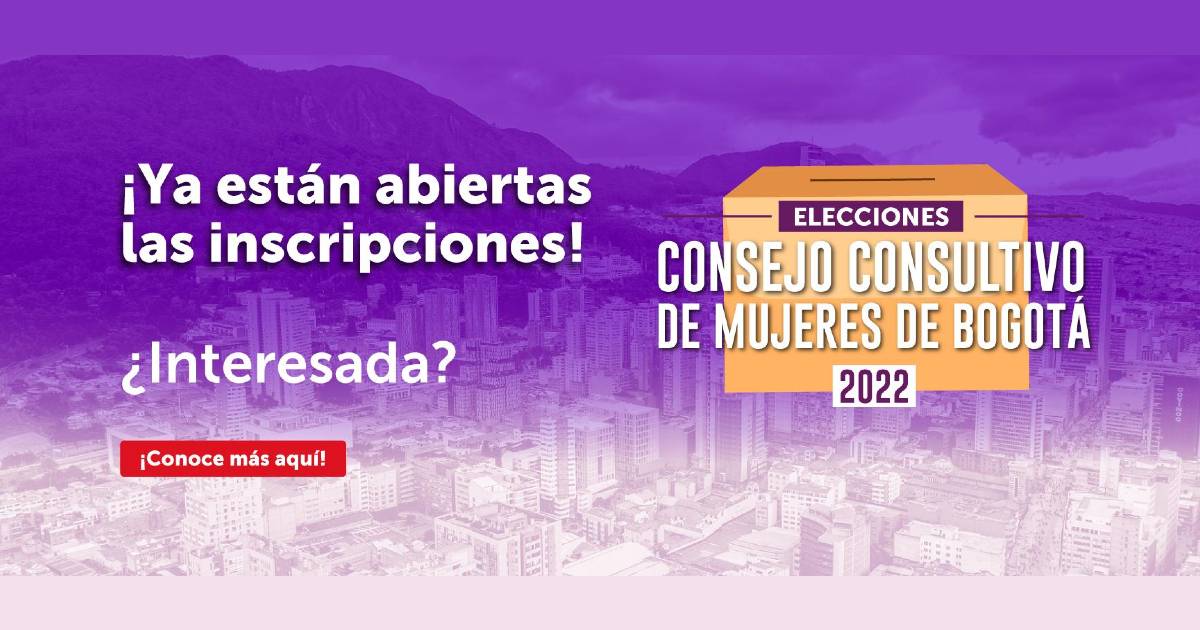 Abiertas inscripciones para el Consejo Consultivo de Mujeres 2022