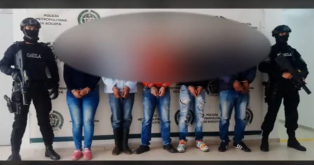 ¡Así cayeron los 'No Copeo'! En video captura de banda de extorsión en Bogotá