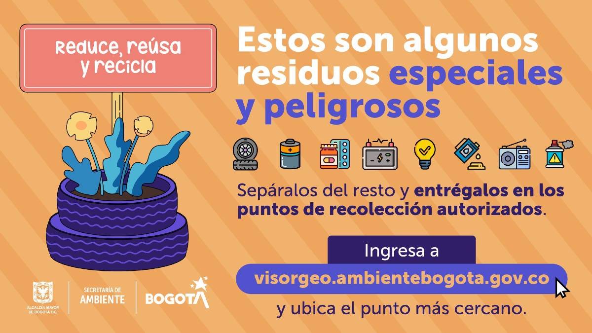 Día Mundial de la Limpieza 2022. Lugares donde llevar residuos Bogotá 