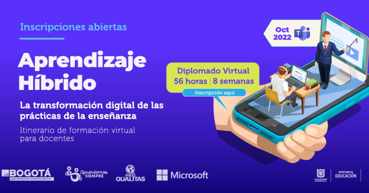 Diplomado virtual para profes sobre transformación educativa 