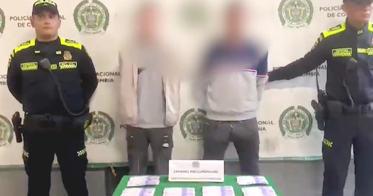 Dos hombres fueron sorprendidos en la localidad de Santa Fe hurtando dinero.