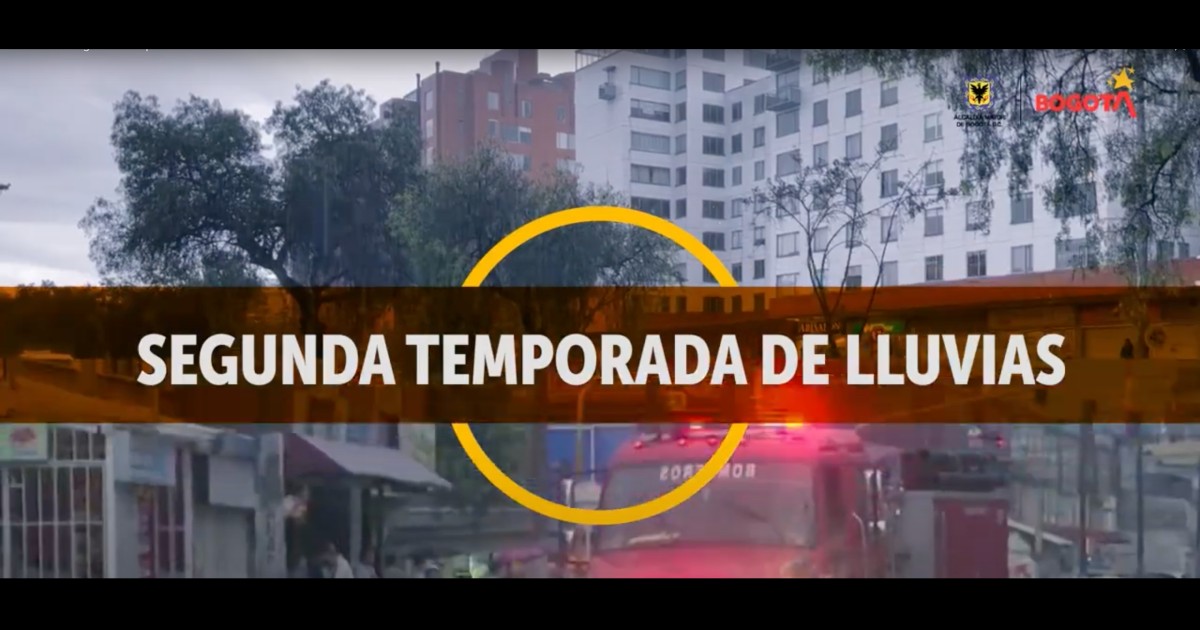 Previene emergencias por lluvias en Bogotá y sigue recomendaciones 