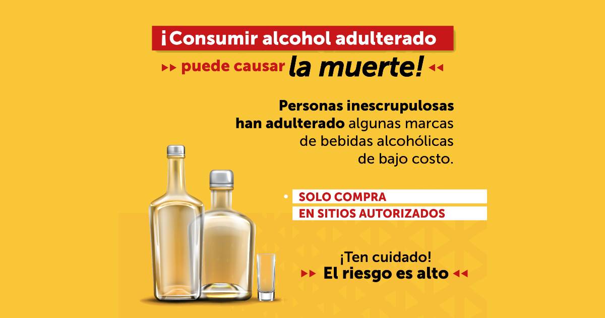 ¿Cómo identificar una botella de licor adulterado? Recomendaciones 