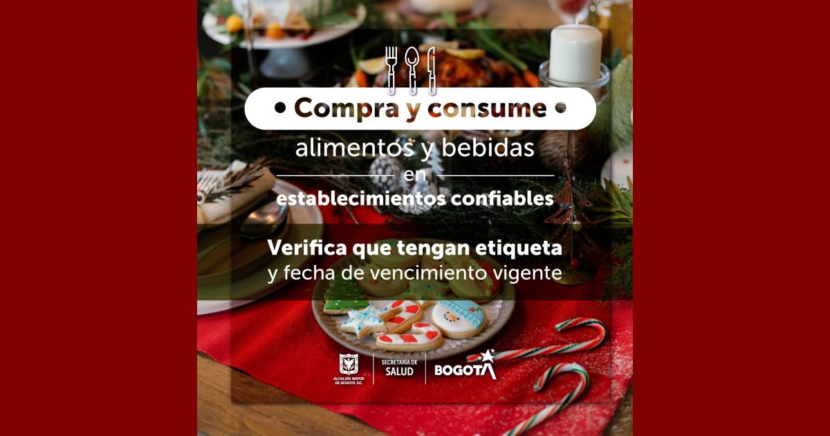 Recomendaciones para evitar intoxicación por alimentos en Navidad 