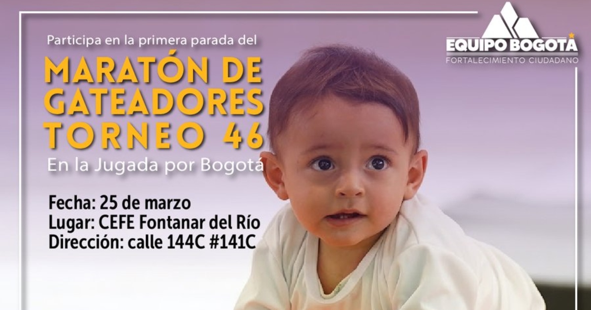 Maratón de Gateadores del Centro Felicidad Fontanar del Río en Suba