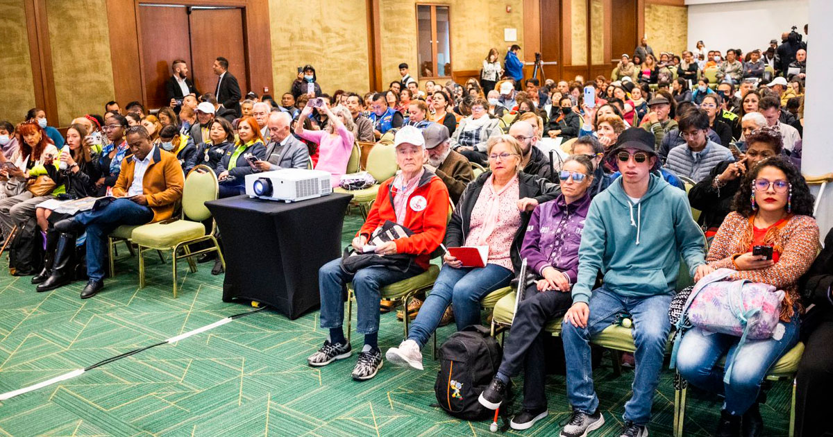 Bogotá vivió el primer encuentro de defensores y defensoras de DD.HH