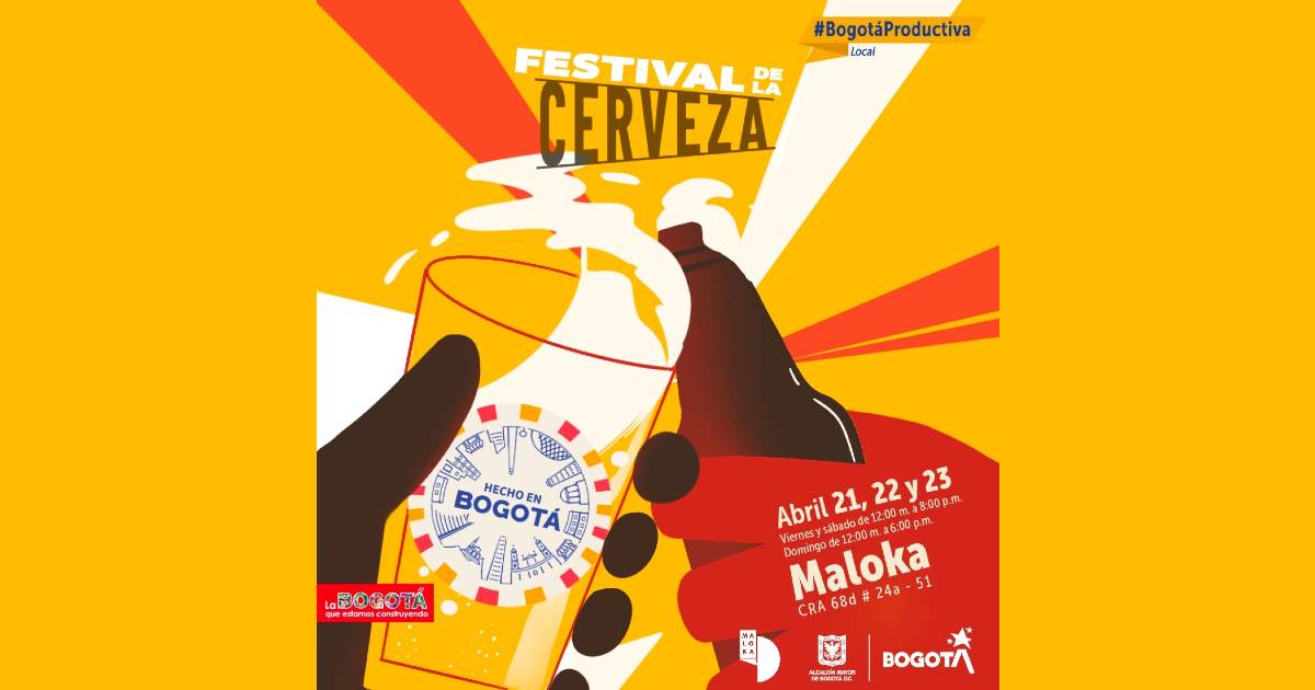 Festival de la Cerveza Hecho en Bogotá en Maloka, 21 y 22 abril 2023