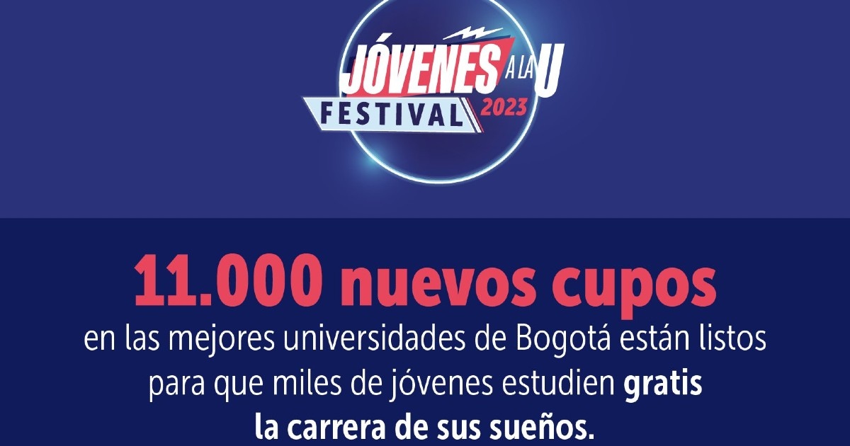 Mayo 3: Festival Jóvenes a la U con 11.000 becas de educación superior