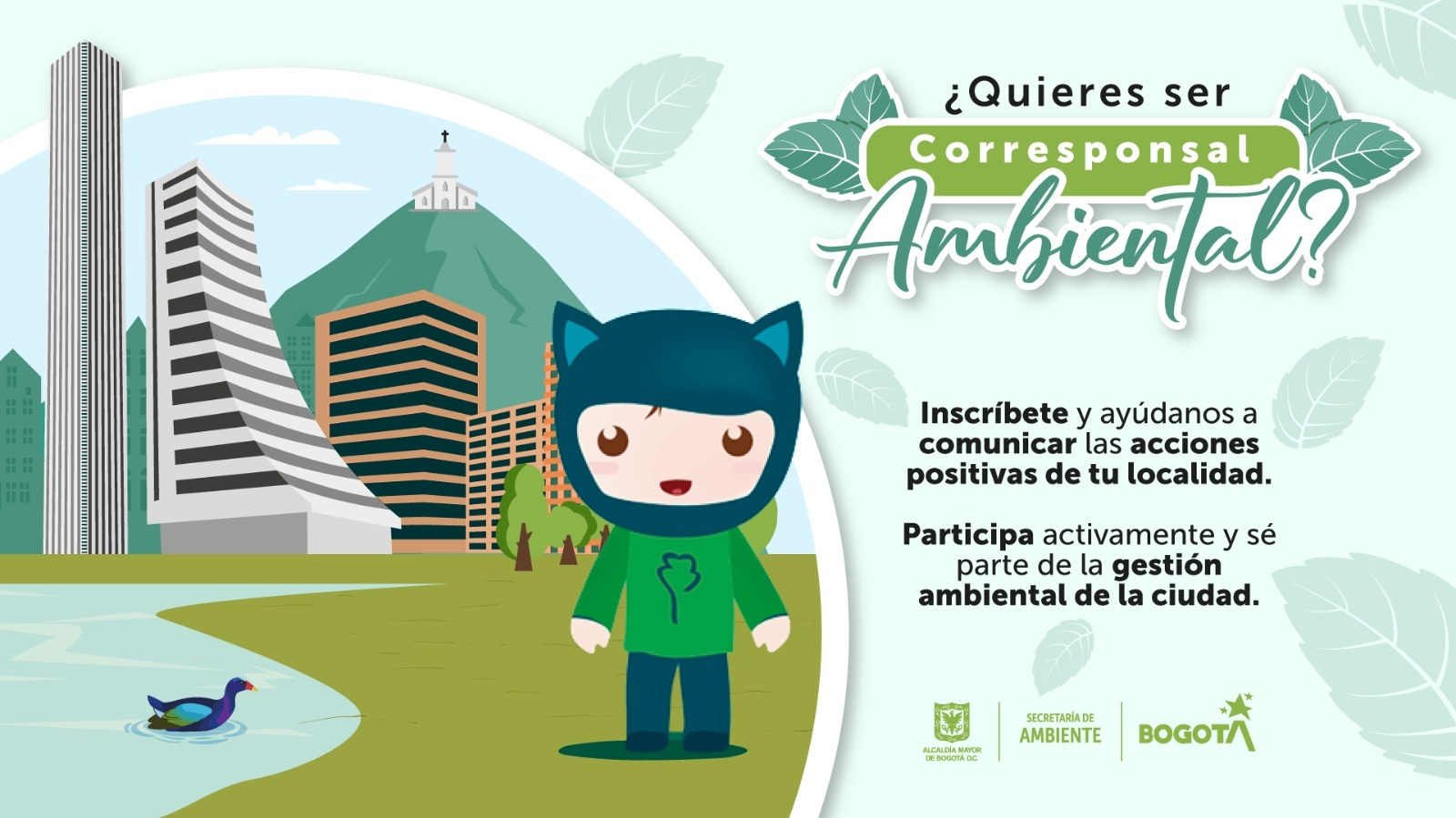 Convocatoria corresponsales ambientales de la Secretaría de Ambiente 