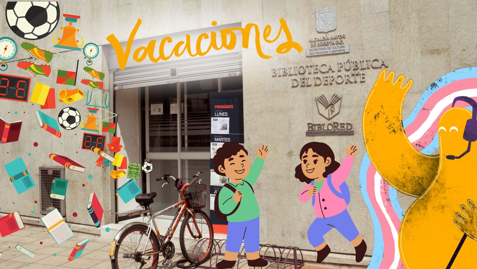 Actividades de vacaciones gratuitas en la Biblioteca del Deporte