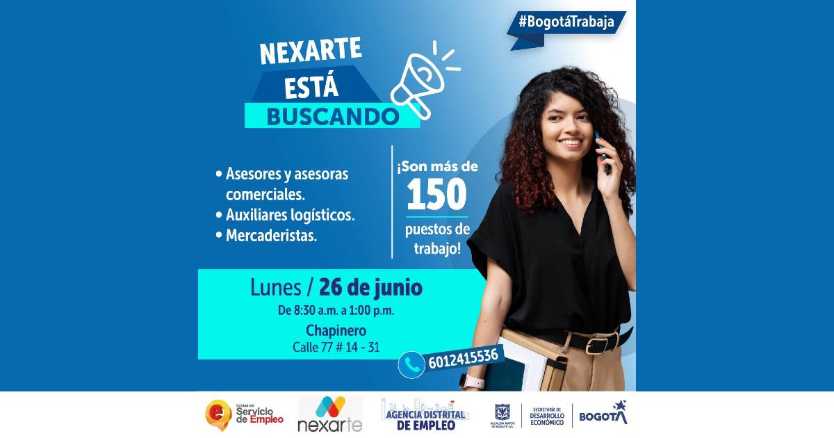 Jornada de empleo este lunes 26 de junio en localidad de Chapinero 