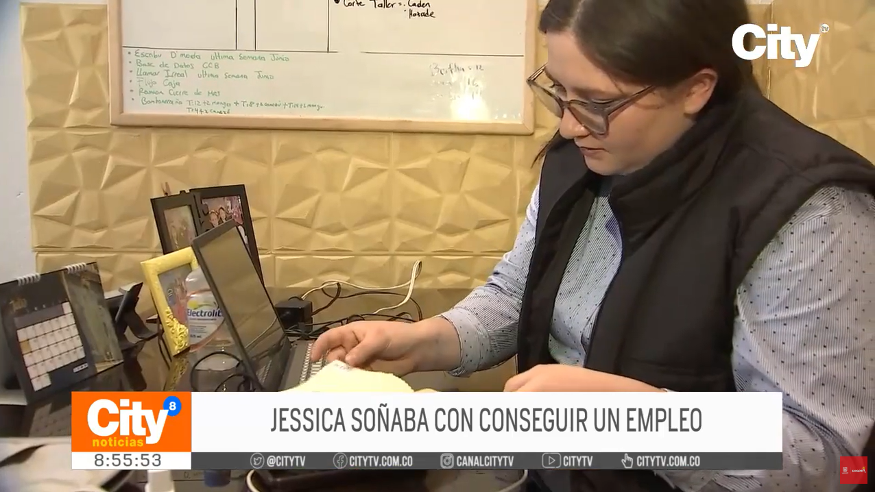 Historia de Jessica, beneficiaria del programa Empleo Incluyente 2023