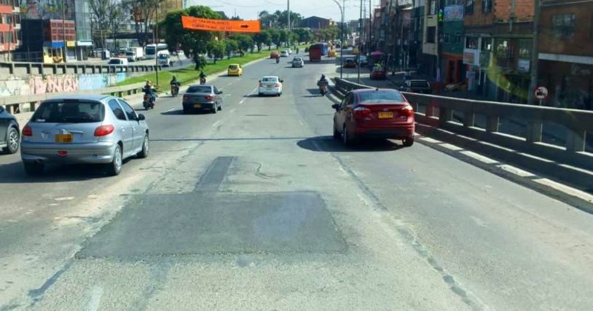 Habilitado paso en puente de av. Boyacá con Autosur sentido sur norte