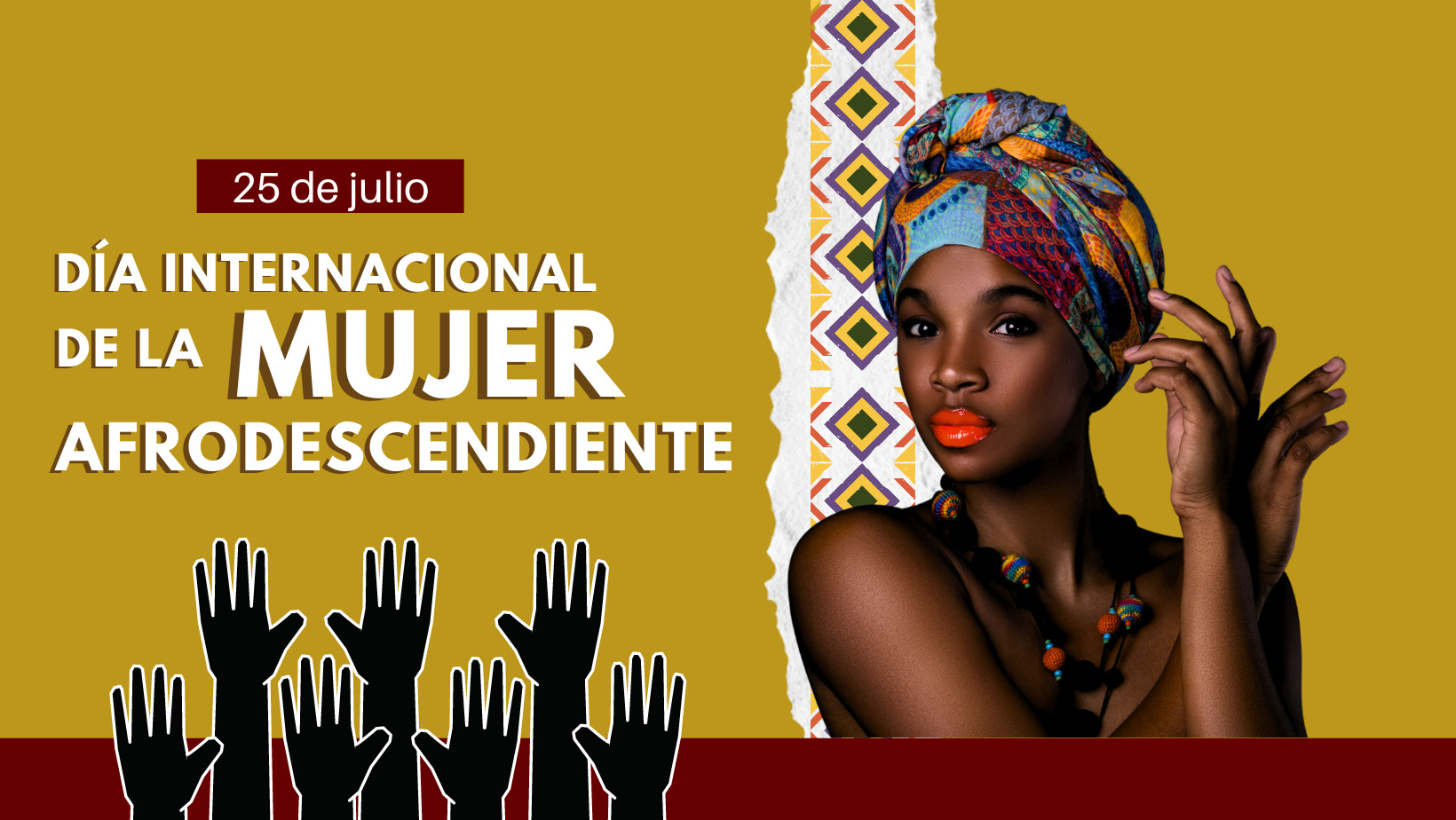 25 de julio es el Día Internacional de la Mujer Afrodescendiente 