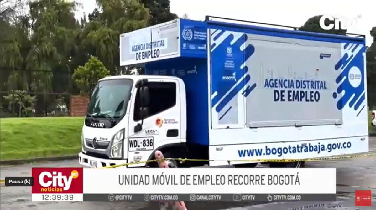 Unidad móvil de empleo ha ayudado a más de 75 mil personas en Bogotá