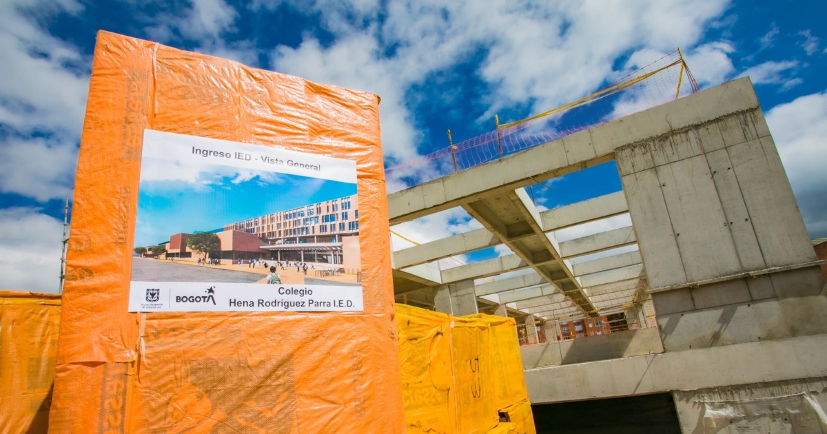 Video: Avances de la obra del colegio Hena Rodríguez Parra en Bosa