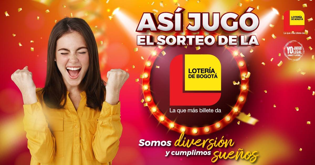 Resultados de la lotería de Bogotá: números jueves 13 de julio de 2023