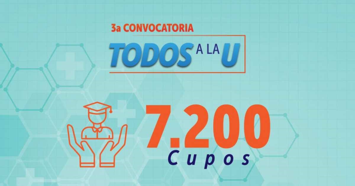 Programas para postularse en la tercera convocatoria de Todos a la U