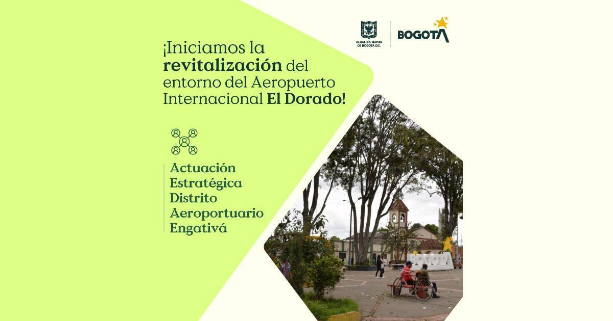 Inicia revitalización del entorno Aeropuerto Internacional El Dorado 