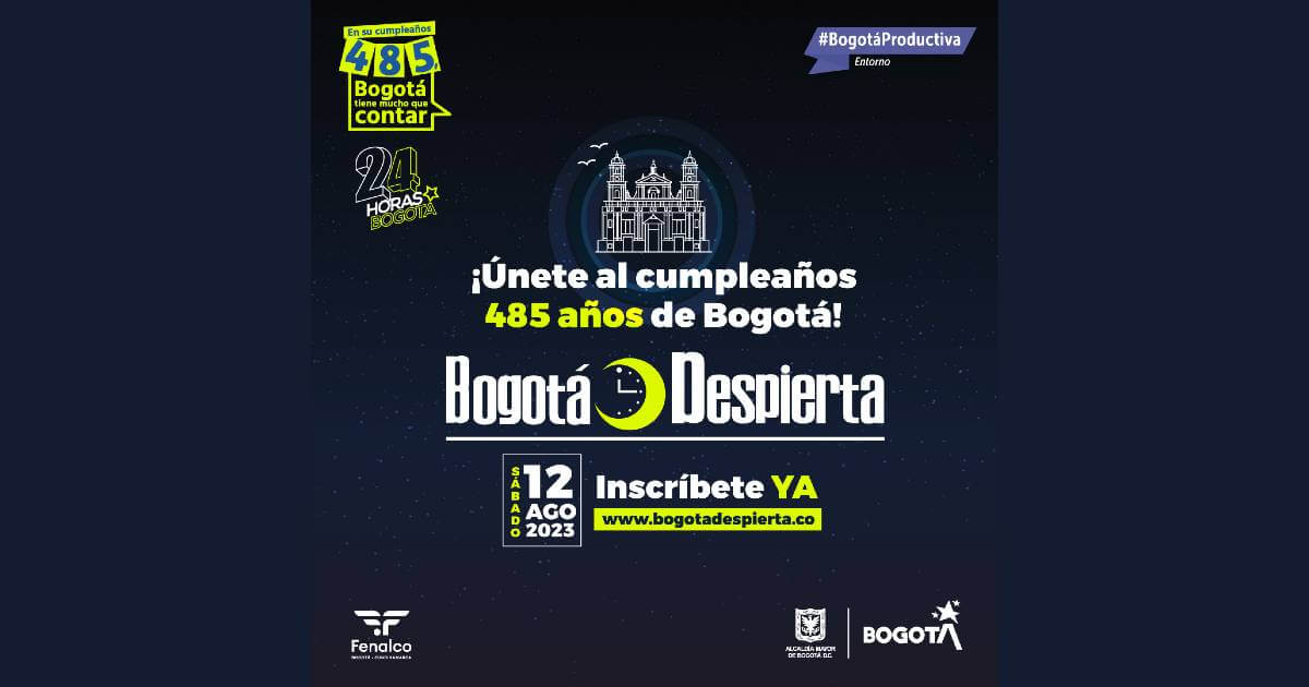 Inscripciones para nueva jornada de Bogotá Despierta el 12 de agosto 