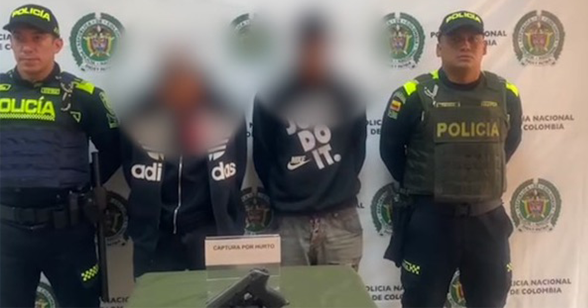 Video:Policía capturó a dos hombres por dedicados al hurto de celulares en Bosa 