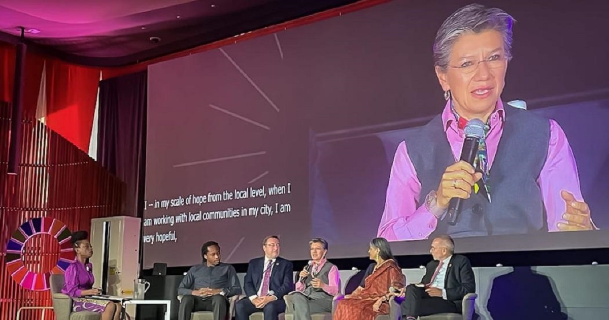 Mayor Claudia López highlighted Bogotá's achievements at the UN assembly