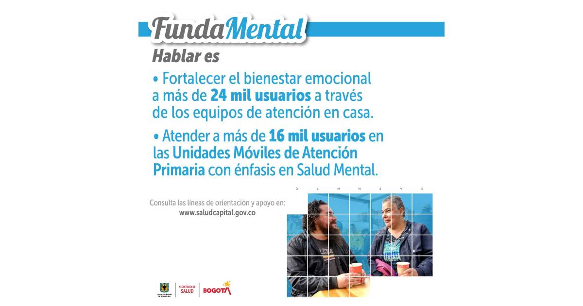 Más de 24 mil personas atendidas salud mental en casa por el Distrito 