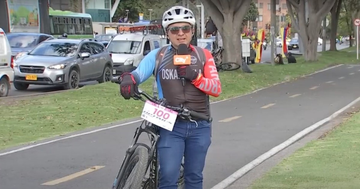 Ciclistas disfrutan de los 630 km de ciclorrutas que hay en Bogotá