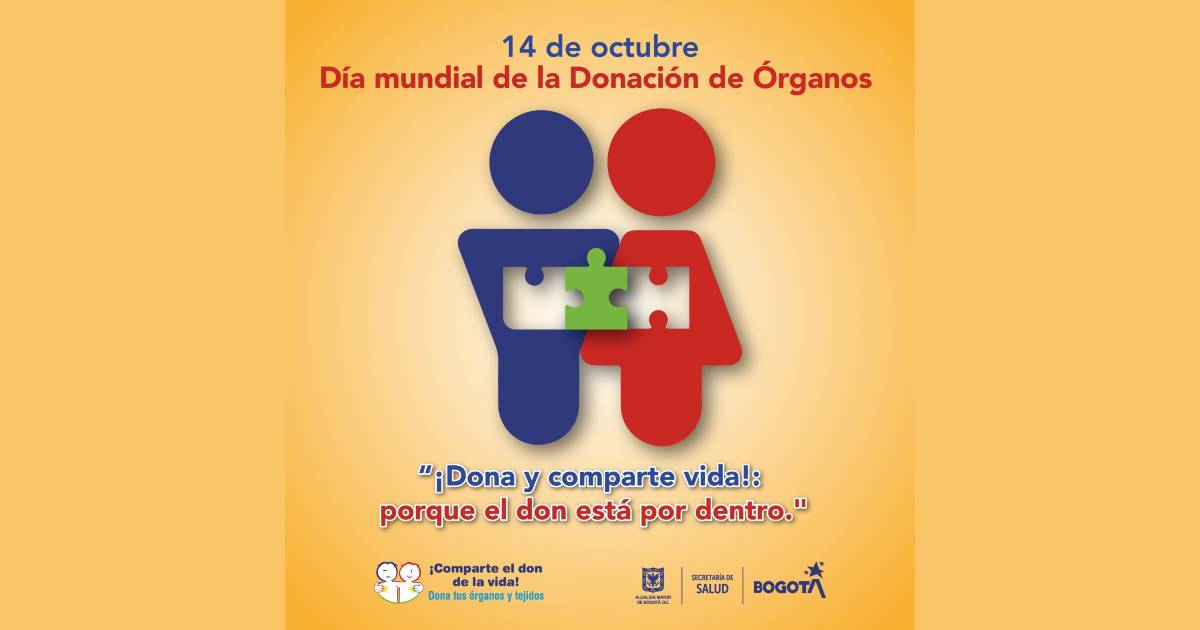 Día Mundial de la Donación de Órganos este 14 de octubre de 2023 