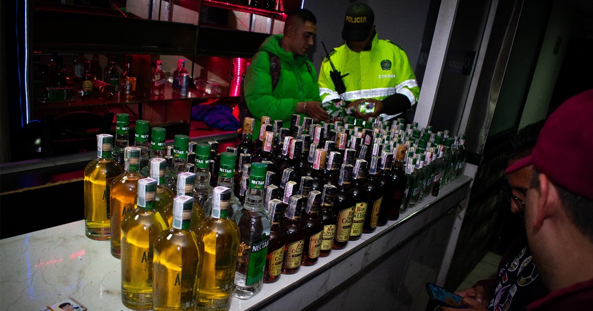 Hora CUIDAdana inició con el hallazgo de botellas de licor adulterado