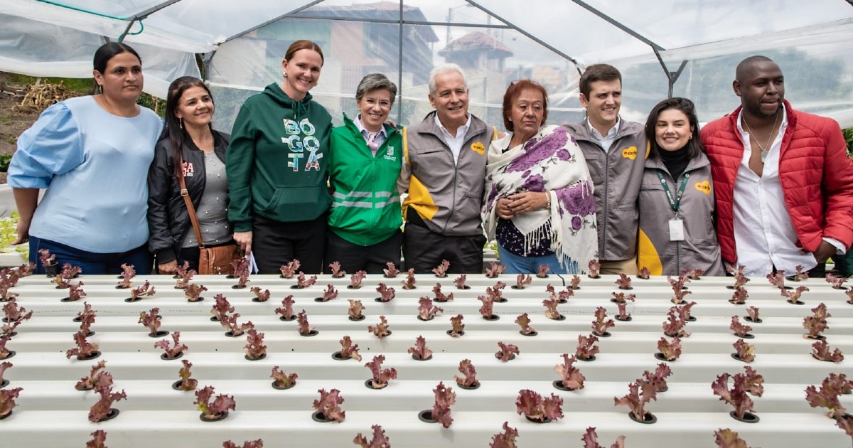 Alcaldía y Fundación Éxito entregaron la primera Terraza Verde de Bogotá