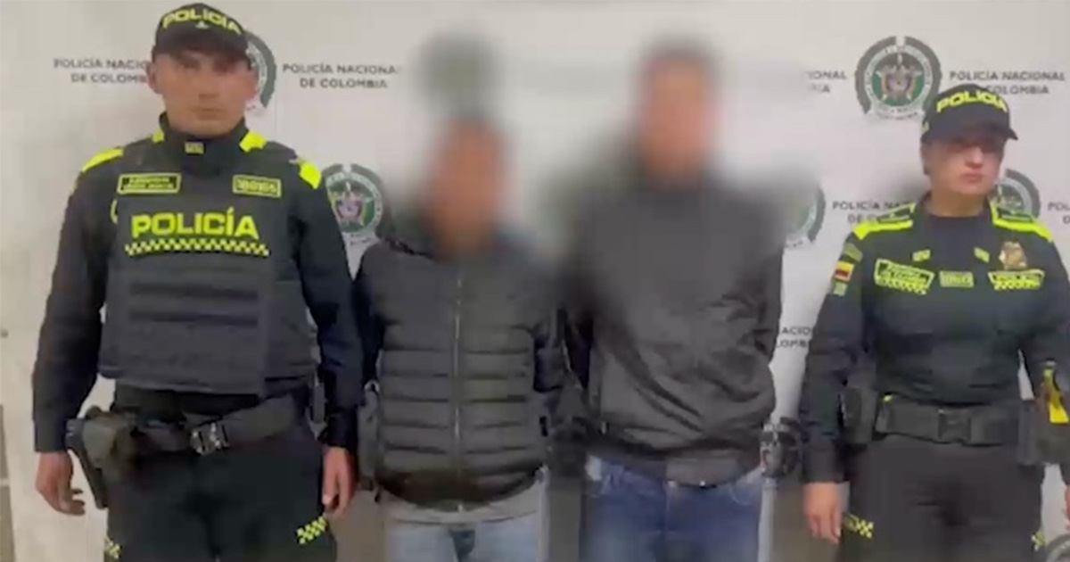 Policía capturó a seis personas por porte ilegal de armas en Bogotá 