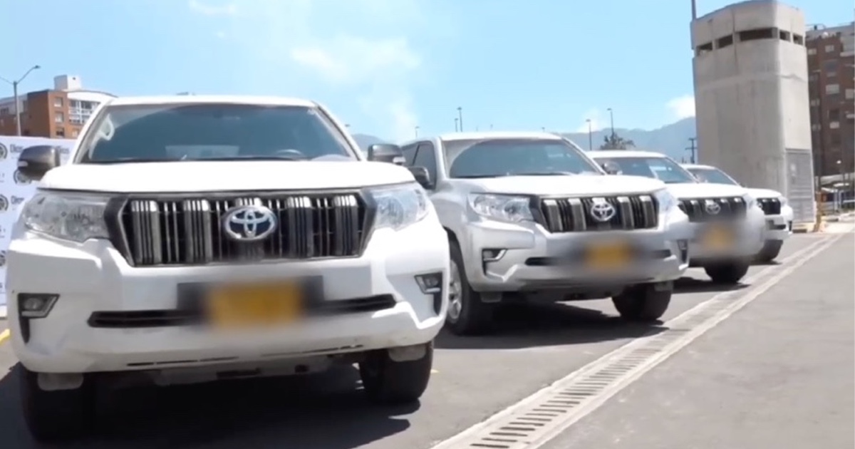 Policía recuperó cuatro camionetas hurtadas de la UNP 