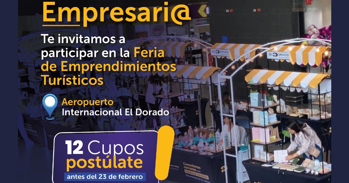 Inscripciones abiertas para la Feria de Emprendimientos Turísticos 