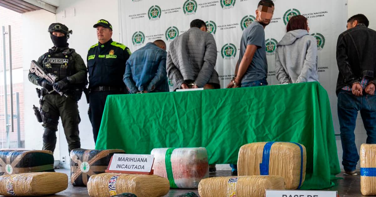 Policía incautó 300 kilos de estupefacientes en Ciudad Bolívar ¡5 capturados!