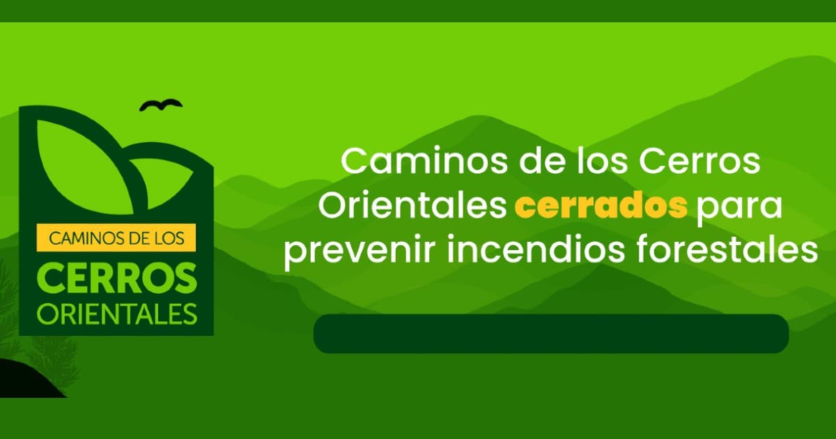 Cerrados los senderos orientales para prevenir incendios forestales 