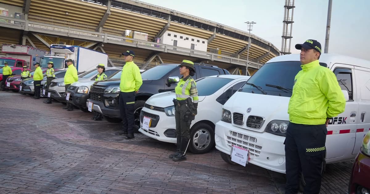 En lo corrido de este año, Policía ha logrado la recuperación de 338 automotores