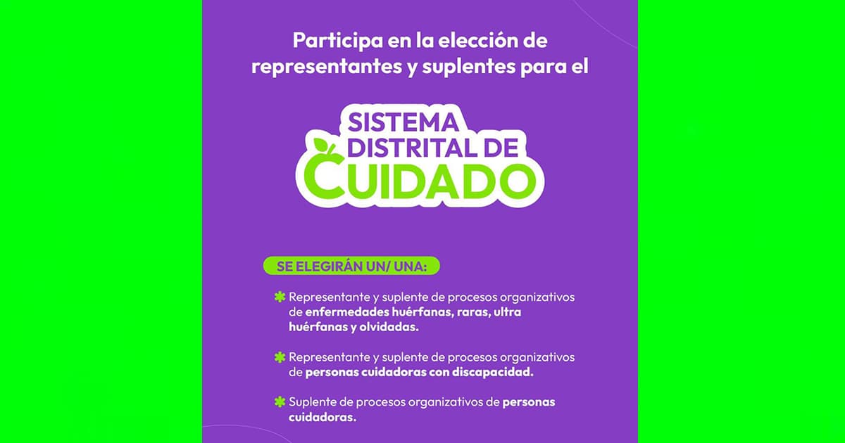 Haz parte del Mecanismo de Participación y Seguimiento del Sistema del Cuidado