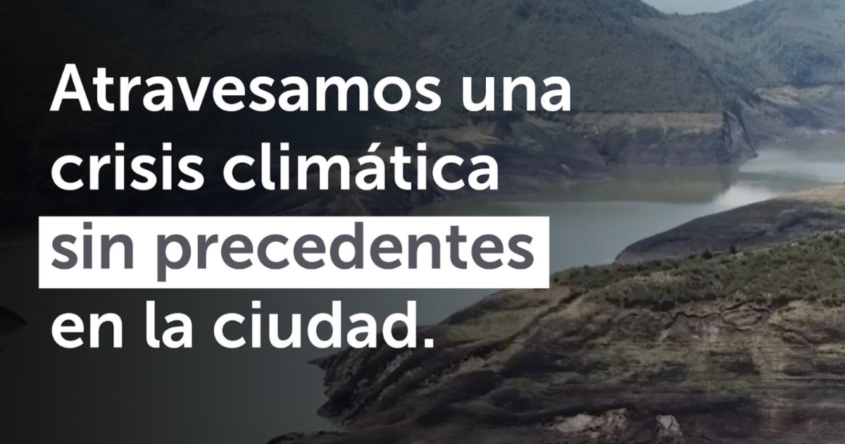 Reporte del consumo de agua del cuarto turno de racionamiento Bogotá