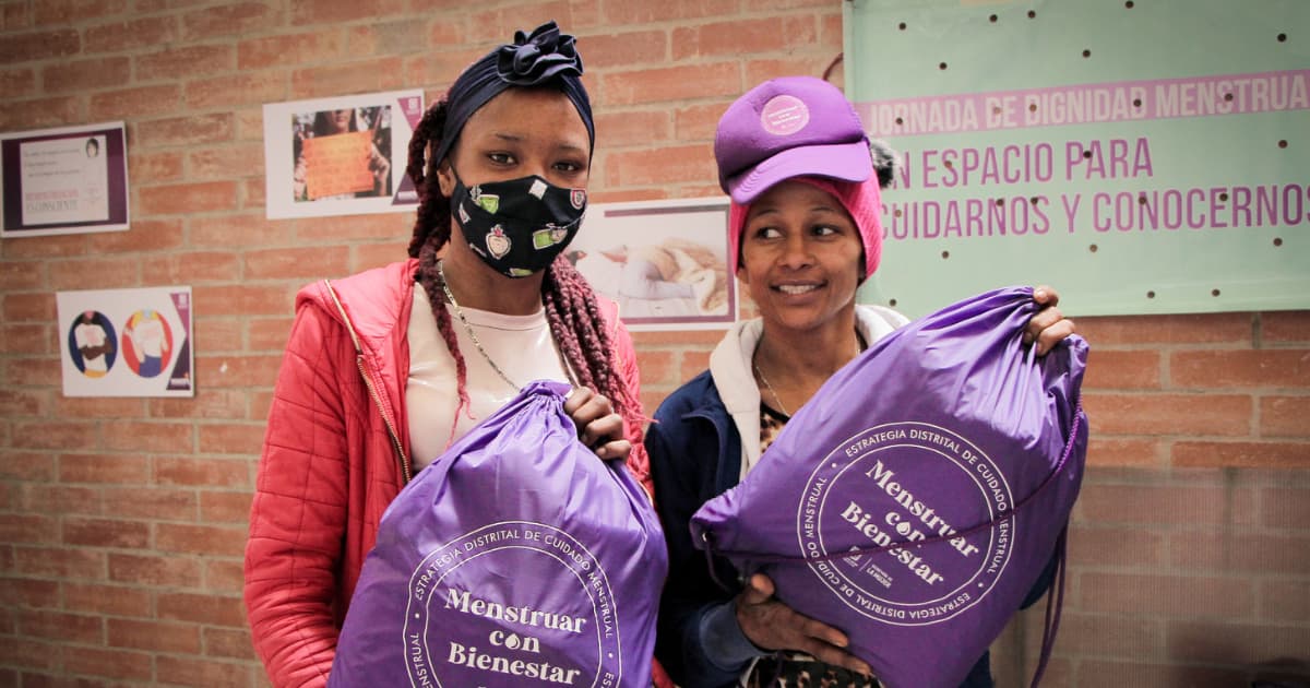 Bogotá líder en la Promoción de la Dignidad Menstrual 2024 