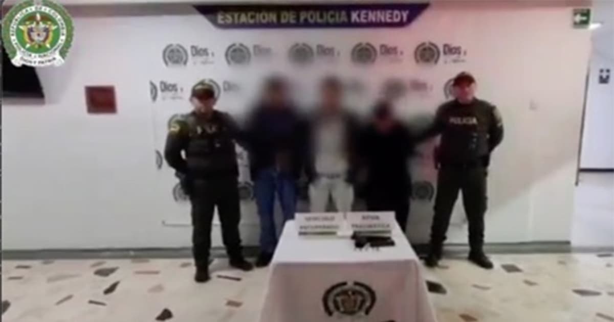  Tres capturados por hurto a camioneta ¡Chocaron vehículo durante persecución!