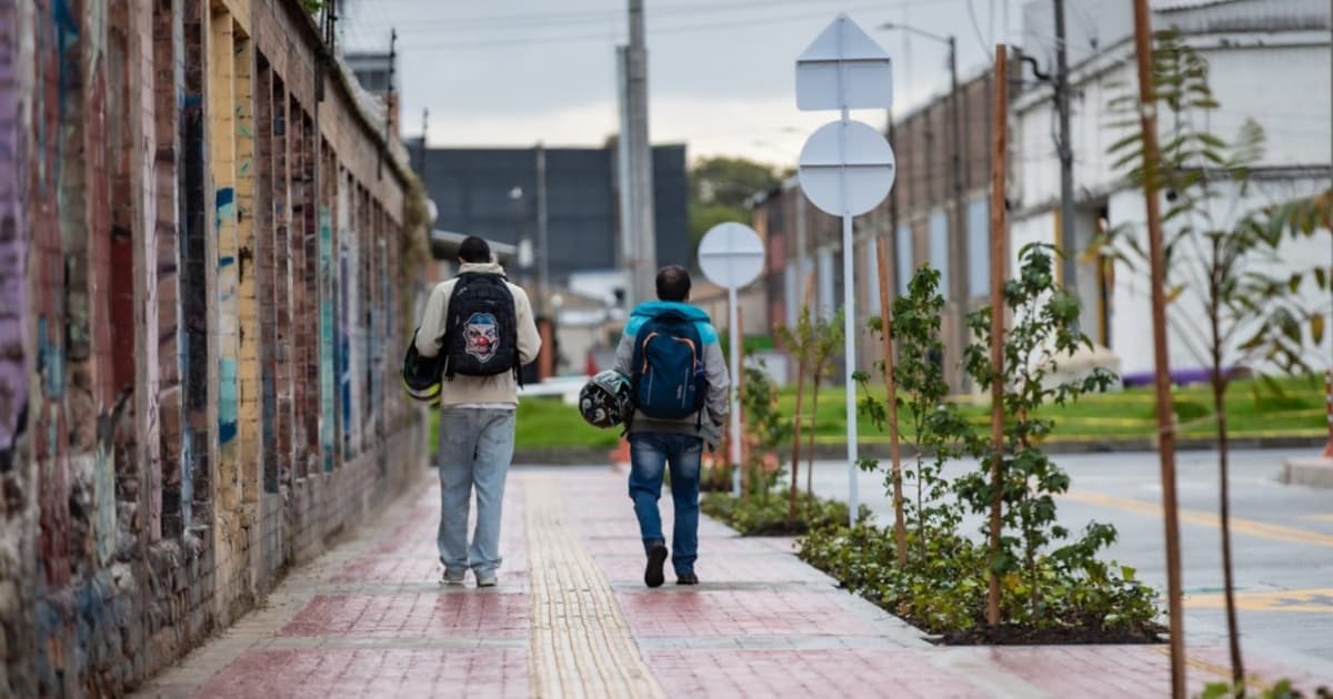 De qué se trata piloto de andenes con concreto estampado en Bogotá 