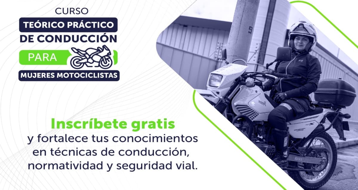 Mayo 11: Curso conducción gratis para mujeres motociclistas en Bogotá