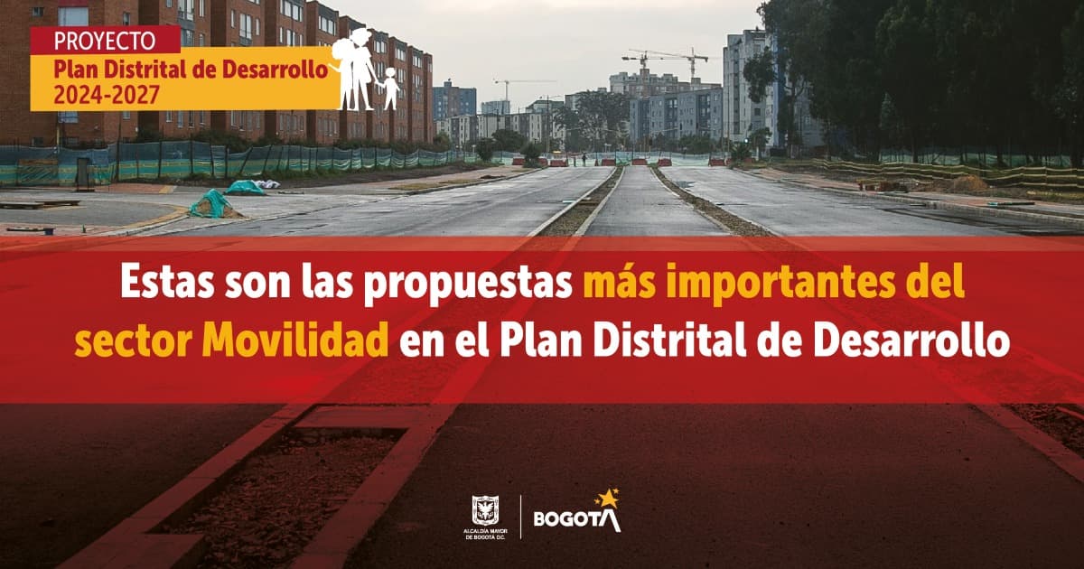 Movilidad Multimodal Sostenible, apuesta de Sec de Movilidad en el PDD