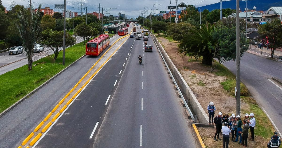 Movilidad en Bogotá: Distrito entregó carril AutoNorte con calle 146