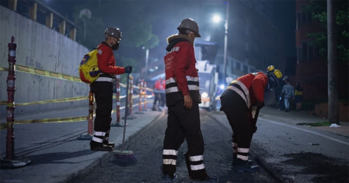 Por obras hay cierre de un carril de la Av. Calle 26 con carrera 103