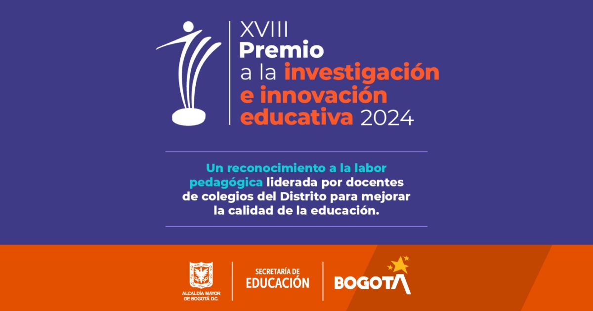 banner del Premio a la Investigación e Innovación Educativa 2024