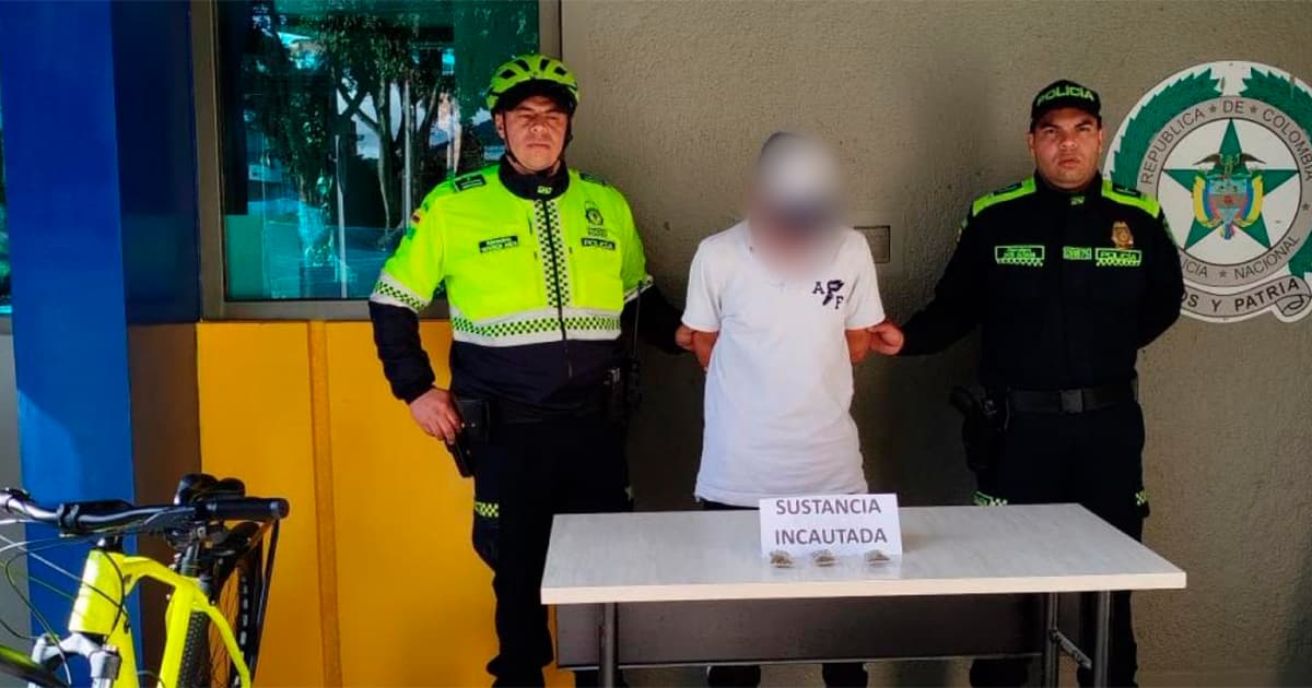 Seguridad en Bogotá: adulto mayor capturado por venta estupefacientes